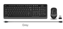 A4 Tech FG1010 2.4G Gri Q Fn-Mm Klavye + Optik Mouse Set