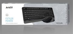 A4 Tech FG1010 2.4G Gri Q Fn-Mm Klavye + Optik Mouse Set