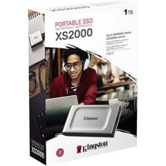 Kingston XS2000 Mini 1TB USB 3.2 Gen 2.2 Type-C Gri Taşınabilir SSD