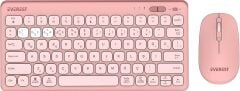 EVEREST LUMI KM-BT903 PEMBE 3IN1 BT + 2.4 1600DPI Q KABLOSUZ KLAVUE MOUSE SET