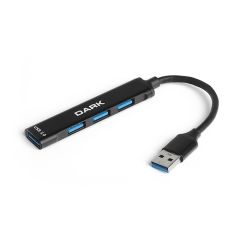 Dark DK-AC USB310 Siyah Connect Master X4 USB 3.0 - 4 Port USB 3.0 Hub