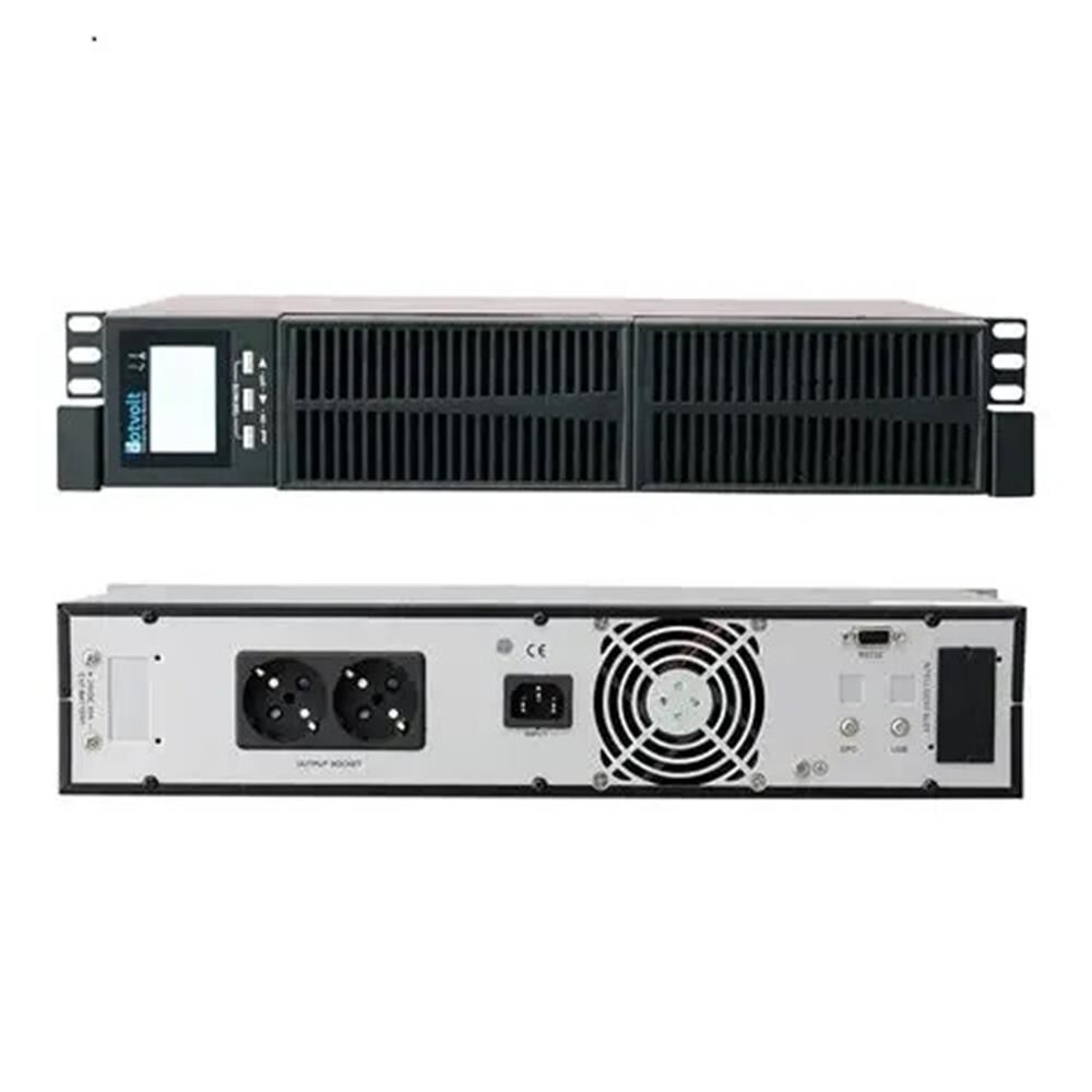 Dotvolt VOLT RT 1KVA (1F/1F) 2x7Ah Rack/Tower Kesintisiz Güç Kaynağı UPS