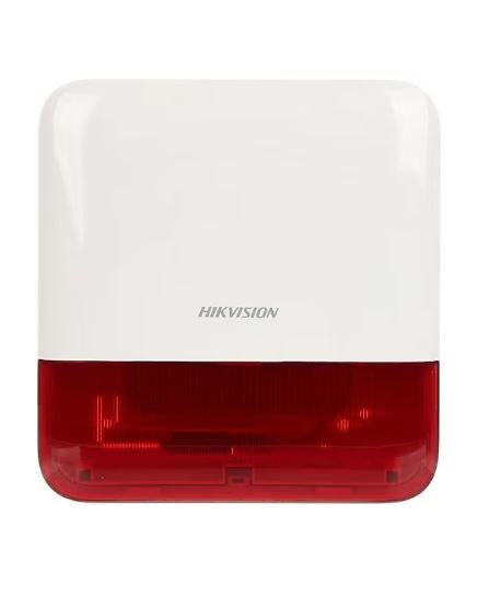 Hikvision AX PRO DS-PS1-E-WE Kablosuz Harici Alarm Sireni (Kırmızı LED)