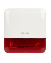 Hikvision AX PRO DS-PS1-E-WE Kablosuz Harici Alarm Sireni (Kırmızı LED)