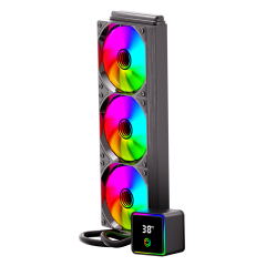 Frisby FCL-360B 360mm ARGB PWM Siyah İşlemci Sıvı Soğutma Sistemi
