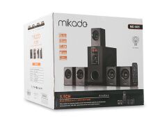Mikado MD-505 5+1 USB+SD+FM Destekli Bluetooth Speaker Kumandalı