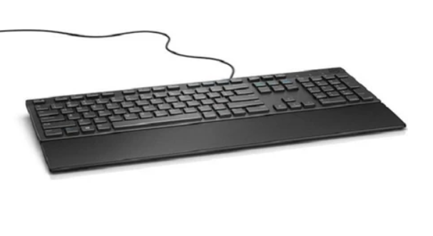 Dell KB216 Kablolu Multimedya Türkçe Q Klavye 580-ADHQ USB Standart Ofis Klavyesi