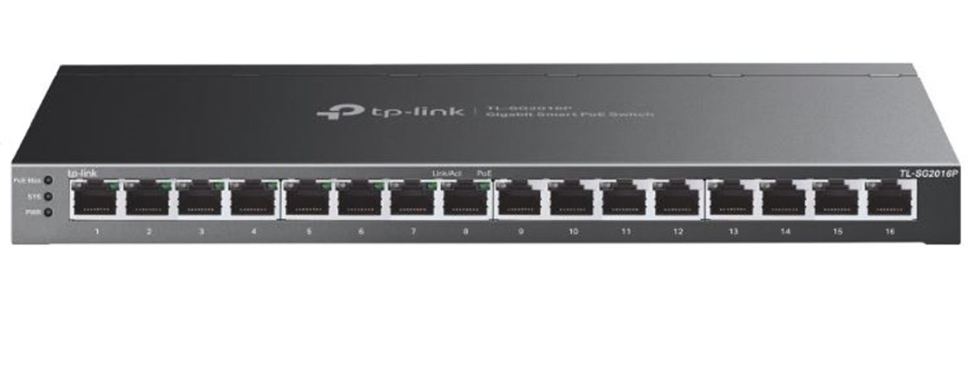 TP-Link Omada SG2016P 8 Port PoE+ Gigabit L3 Yönetilebilir Switch