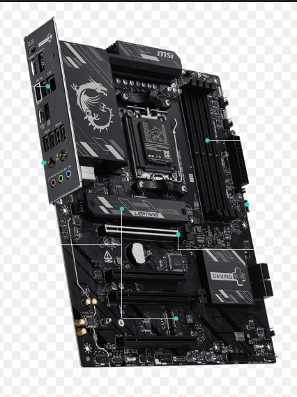 MSI B850 Gaming Pro WiFi6E AMD AM5 Soket DDR5 8200MT/s OC ATX Anakart 1xHDMI 1xDisplayPort 2xM.2 PCIe NVMe USB 3.x (AMD Ryzen 9000 / 8000 / 7000 Serisi Uyumlu)