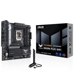 ASUS TUF GAMING B860M‑PLUS WIFI LGA 1851 Intel B860 DDR5 OC 8800+ MT/s 4‑DIMM 256 GB 3 × M.2 PCIe 5.0/4.0 Wi‑Fi 7 2.5 Gb Lan USB‑C 20 Gbps HDMI DisplayPort mATX Anakart
