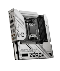 MSI B650M Project Zero AMD B650 DDR5 7600MT/s HDMI DisplayPort 2xM.2 USB mATX AM5 Anakart AMD Ryzen 9000 / 8000 / 7000 Serisi Uyumlu