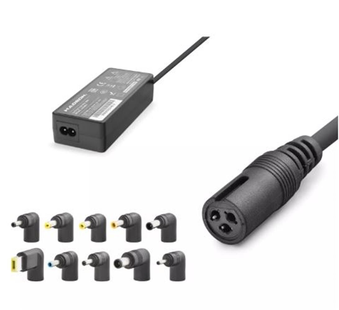 Hadron HD8887 90W Universal Notebook Adaptörü (10 Farklı Uç - Ayarlanabilir Voltaj)
