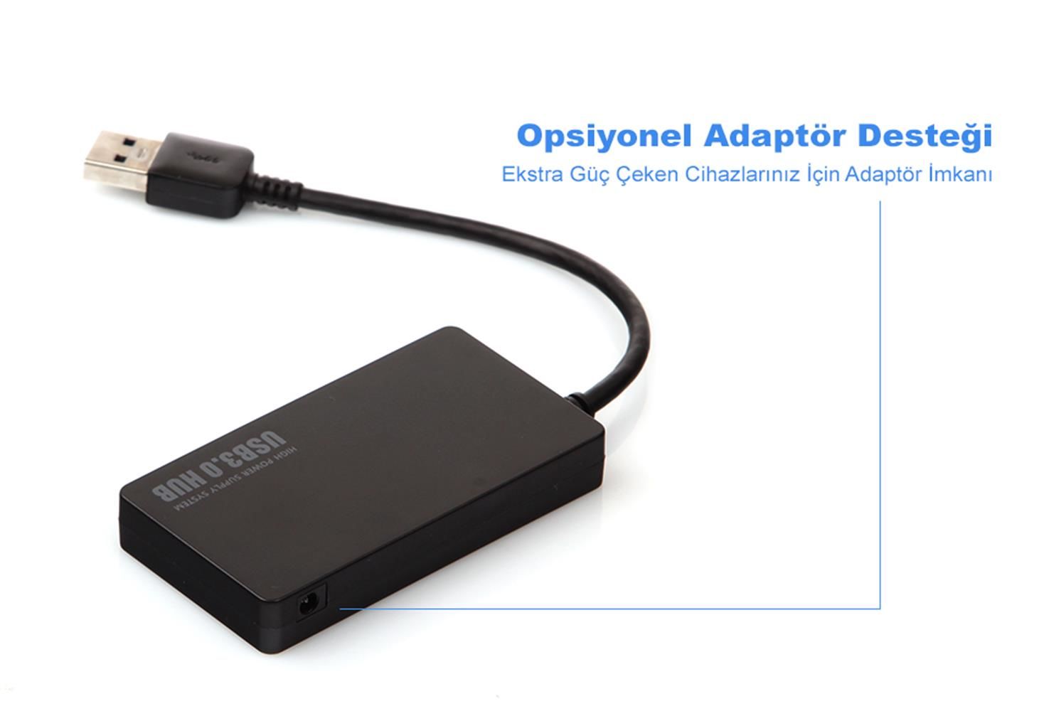 Dark AC-USB341 Connect Master 4 Port USB 3.0 USB Hub Çoklayıcı
