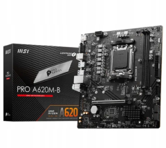 MSI PRO A620M-B EVO DDR5 6800MT/s AM5 mATX 1x HDMI 1x VGA 1x M.2 USB Anakart (AMD Ryzen 9000 / 8000 / 7000 Serisi Uyumlu)