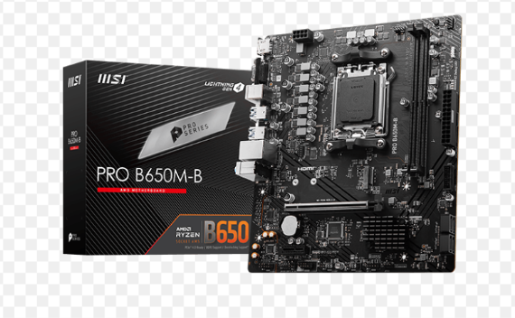 MSI PRO A620M-B EVO DDR5 6800MT/s AM5 mATX 1x HDMI 1x VGA 1x M.2 USB Anakart (AMD Ryzen 9000 / 8000 / 7000 Serisi Uyumlu)
