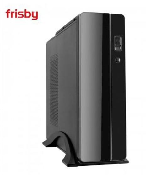 FRISBY FC-S6040B 300W Kulplu Slim Tower Kasa Dahili 300W PSU Micro ATX Mini ITX Uyumlu Taşınabilir Ofis Bilgisayar Kasası Siyah