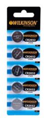 Wilkson CR2032 3V Lityum Düğme Pil - 5'li Paket (Para Pil)