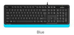 A4 Tech Fk10 Q Usb Fsytyler Mavi Tr Fn-Multimedya Klavye