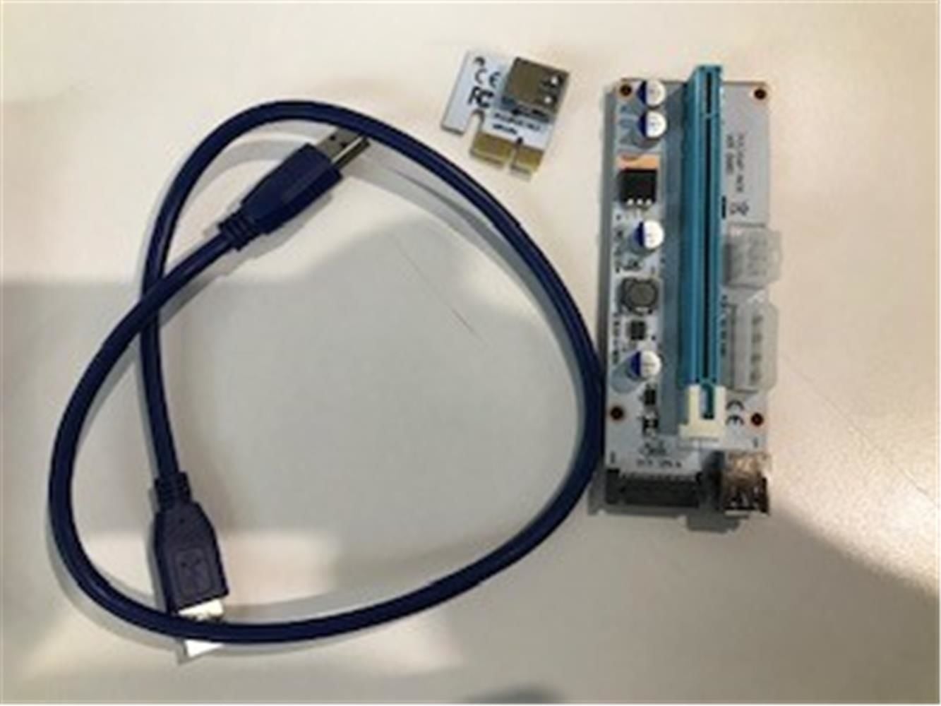 S-link SL-EX10 PCI-E 1x to 16x Sata 6Pin Ver009S Bitcoin Madenciliği (Mining) Riser Ekran Kartı Yükseltici