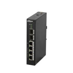 Dahua PFS3206-4P-96 4 Port Fast Ethernet PoE Switch 96W 4xFE + 2xGE/SFP Endüstriyel Yönetilemez Network Switch