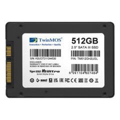 TwinMOS 512GB 2.5'' SATA3 SSD 580Mb-550Mb/s TLC 3DNAND
