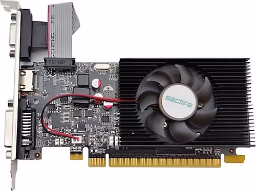 Seclife GT610 2GB DDR3 64Bit DVI HDMI VGA LP