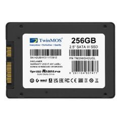 TwinMOS Hyper SSD H2 Ultra 256GB 2.5'' SATA3 580MB/s - 550MB/s 3D NAND TLC SSD (TM256GH2UGL)