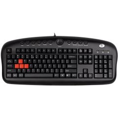 A4 Tech KB-28G Siyah USB Multimedya Gamer Klavye