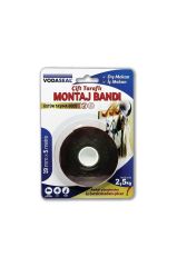 Vodaseal Çift Taraflı Gri VHB Montaj Bandı 19 mm x 5 m (Üstün Taşıma Gücü)