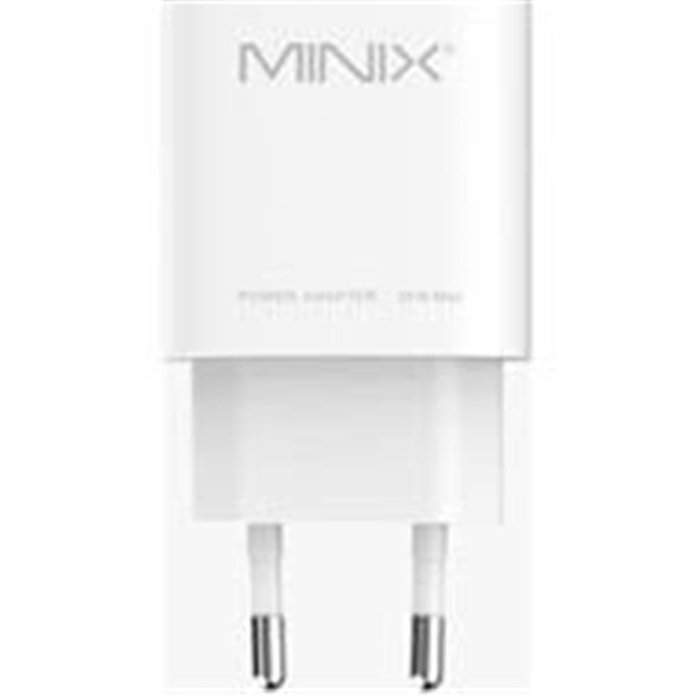 Minix MX-C25W 25W USB-C Power Delivery (PD) Hızlı Şarj Adaptörü - Beyaz