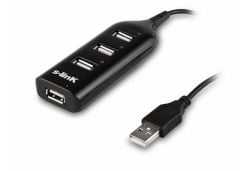 S-Link SL-490 4 Port USB 2.0 Siyah USB Hub