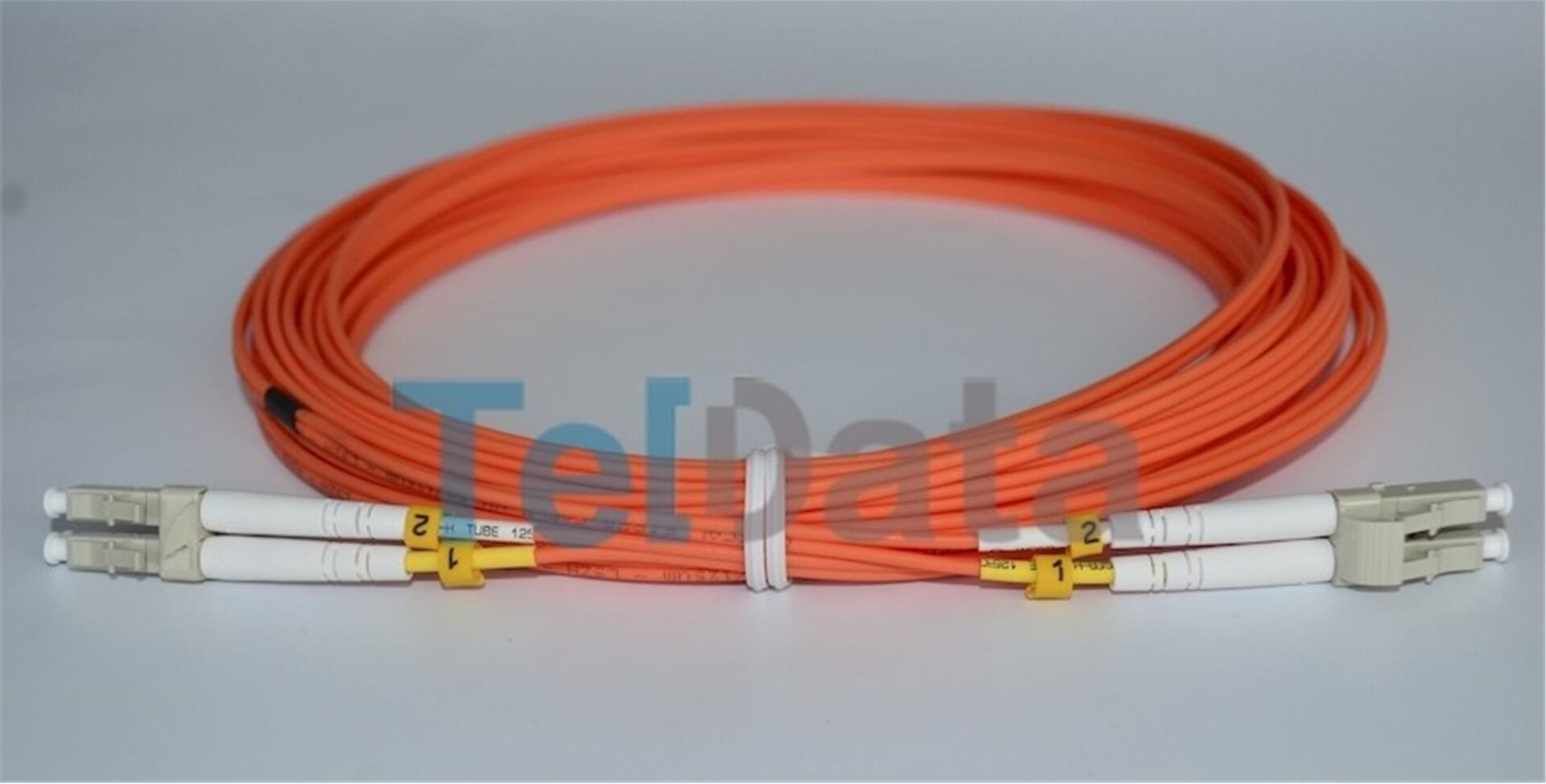 Teldata TLD-LCLCOM31 LC/UPC - LC/UPC Multi Mode Duplex OM2 50/125 1 Metre Fiber Optik Patchcord