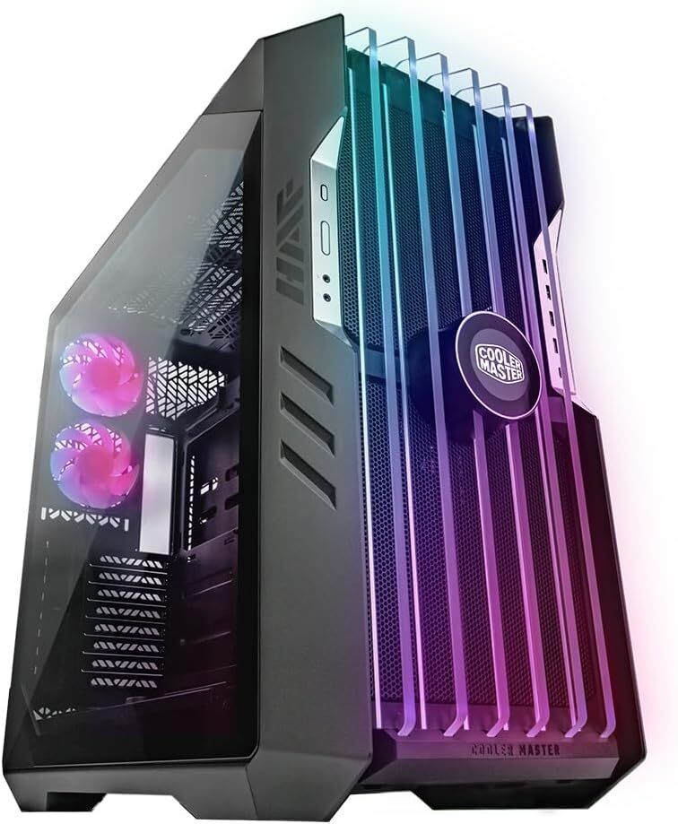 Cooler Master HAF700 EVO ARGB TG Titanyum Gri Full Tower Kasa PSU YOK