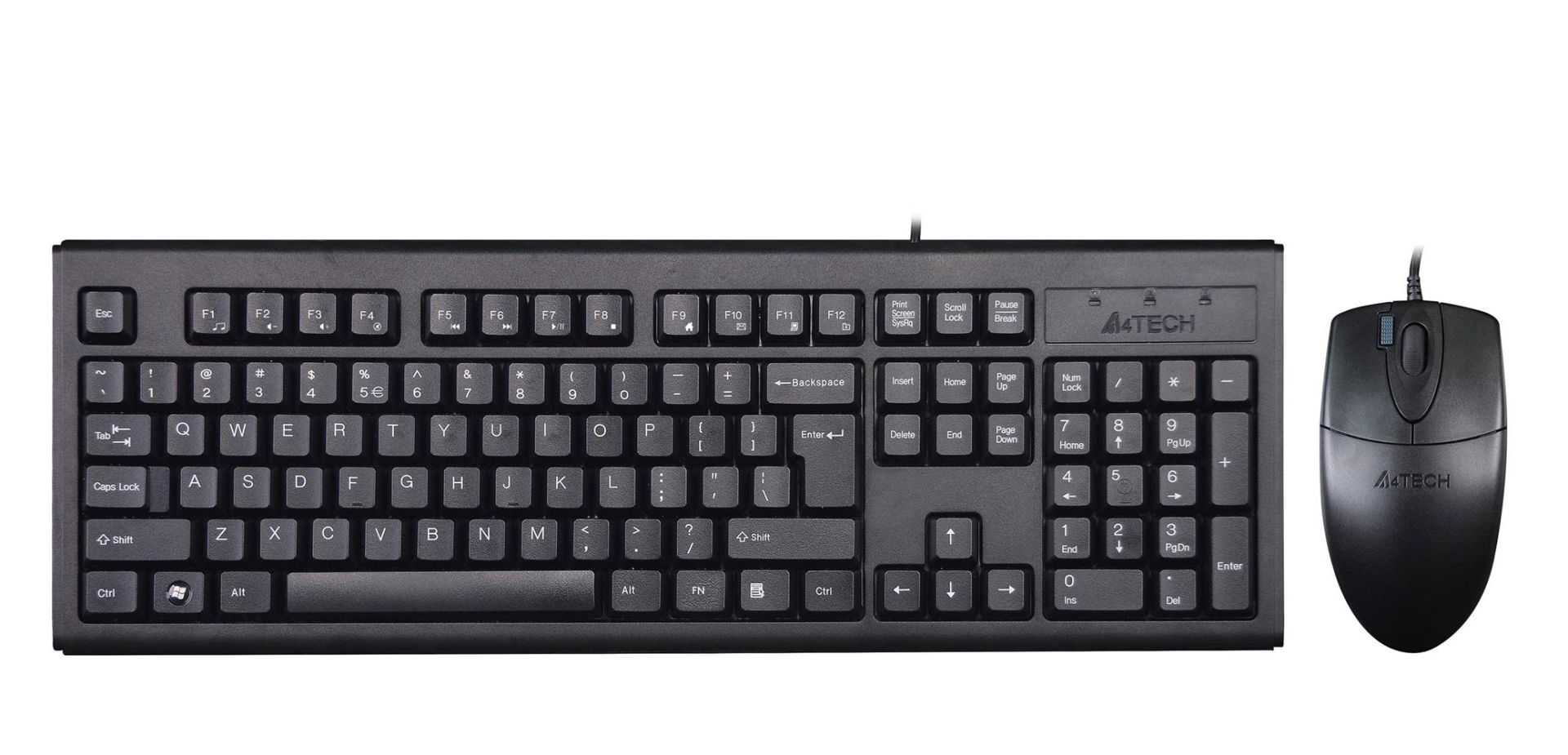 A4 Tech KM-72620D Siyah Q TR USB Fn Multimedya Kablolu Set