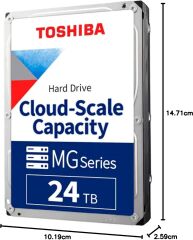 22TB TOSHIBA 7200 MG11 7/24 SATA 1024M MG11ACA22TE