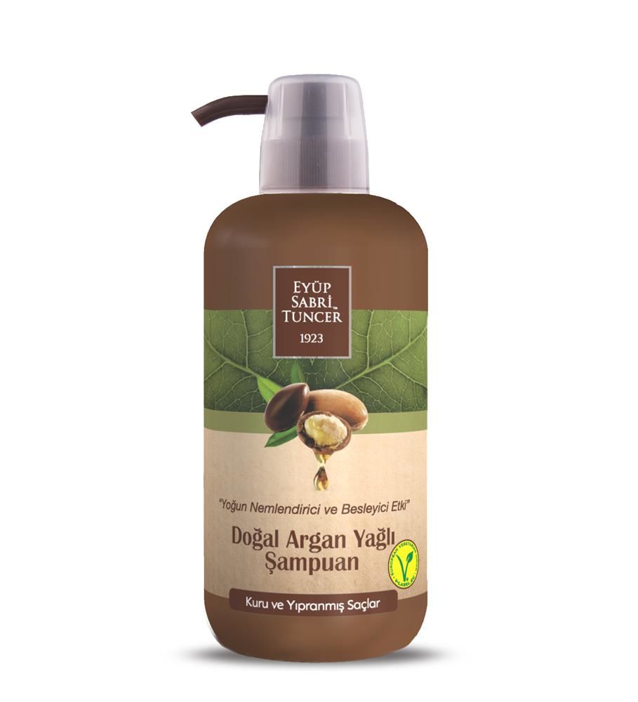 Eyüp Sabri Tuncer 600ml Doğal Argan Yağlı Şampuan