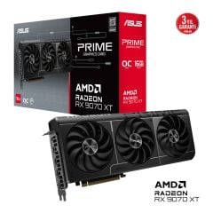 Asus Prime Radeon RX 9070 XT OC Edition 16GB GDDR6 256-Bit Ekran Kartı (PRIME-RX9070XT-O16G)