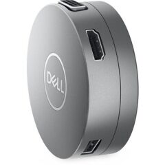 DELL DA310 Type-C Mobil Adaptör 470-AEUP USB-C Çoklayıcı 4K Çözünürlük Destekli HDMI, VGA, USB 3.0 ve Ethernet Bağlantıları Siyah