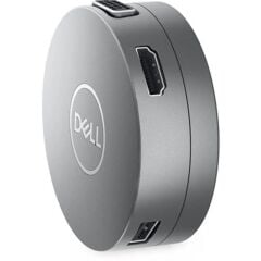 DELL DA310 Type-C Mobil Adaptör 470-AEUP USB-C Çoklayıcı 4K Çözünürlük Destekli HDMI, VGA, USB 3.0 ve Ethernet Bağlantıları Siyah