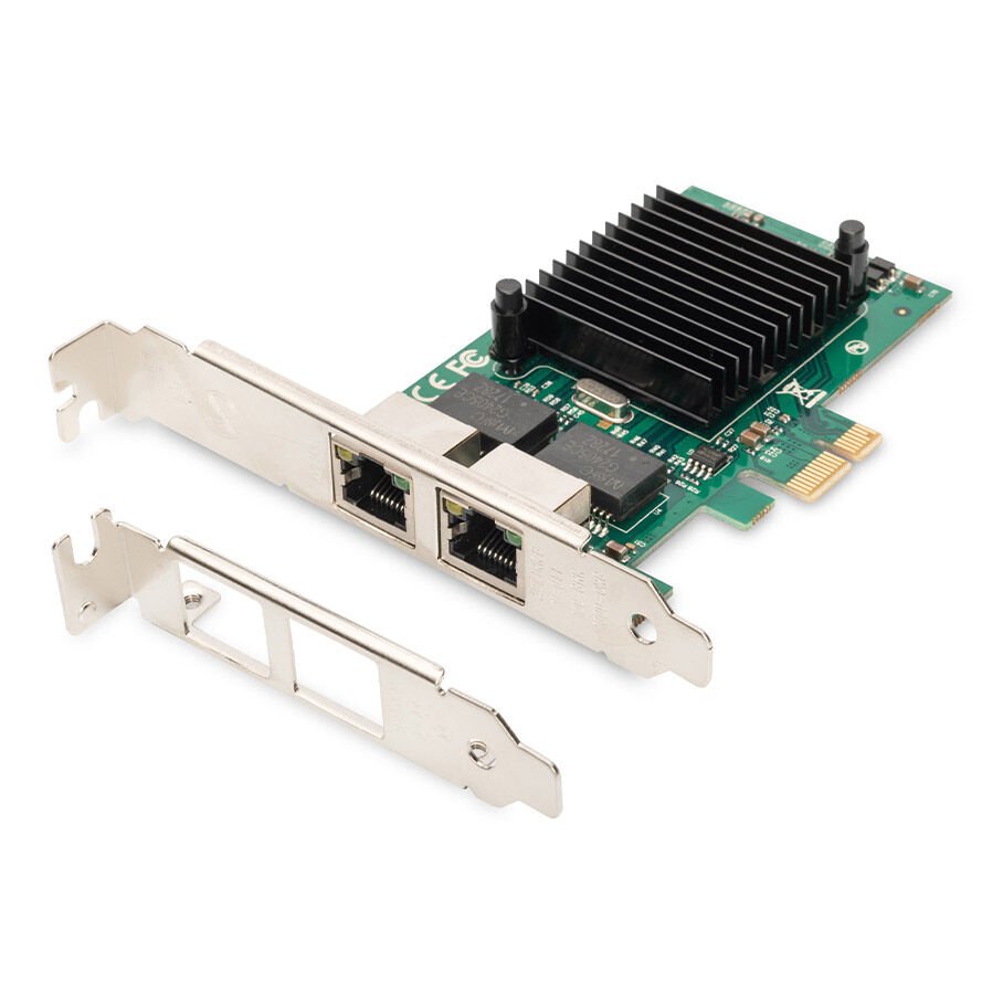 Digitus Assmann 2 Port Gigabit Ethernet PCI Express (PCIe) Ağ Kartı (DN-10111)