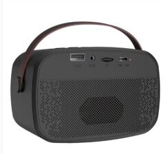 Mikado MD-57BT Endless 5W Bluetooth/USB/TF/AUX Destekli 2 Adet Kablosuz Mikrofonlu Karaoke Seti - Siyah