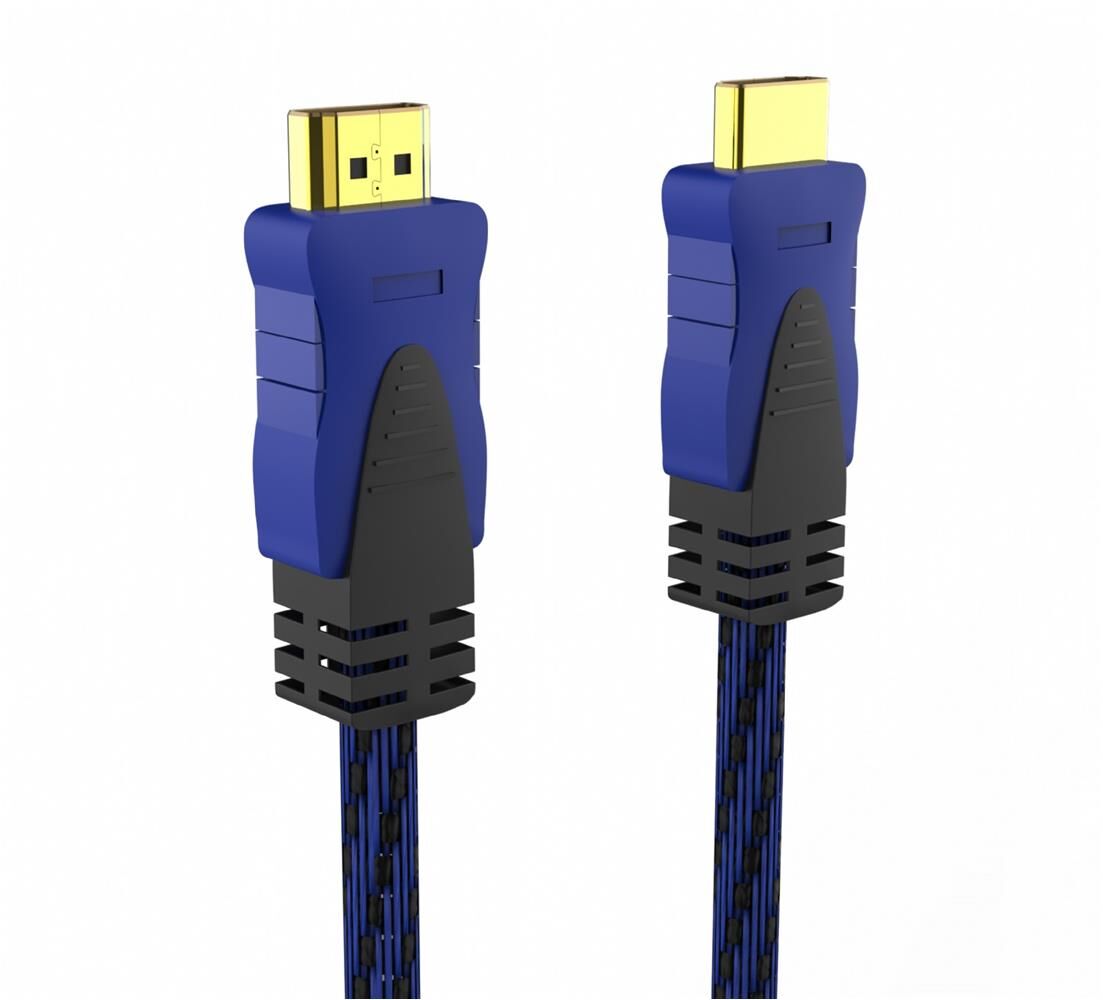Inca IHH-01 HDMI to HDMI 1.8 Metre Örgülü %100 Bakır 2160P 4K ve 1080P Full HD Görüntü Aktarım Kablosu