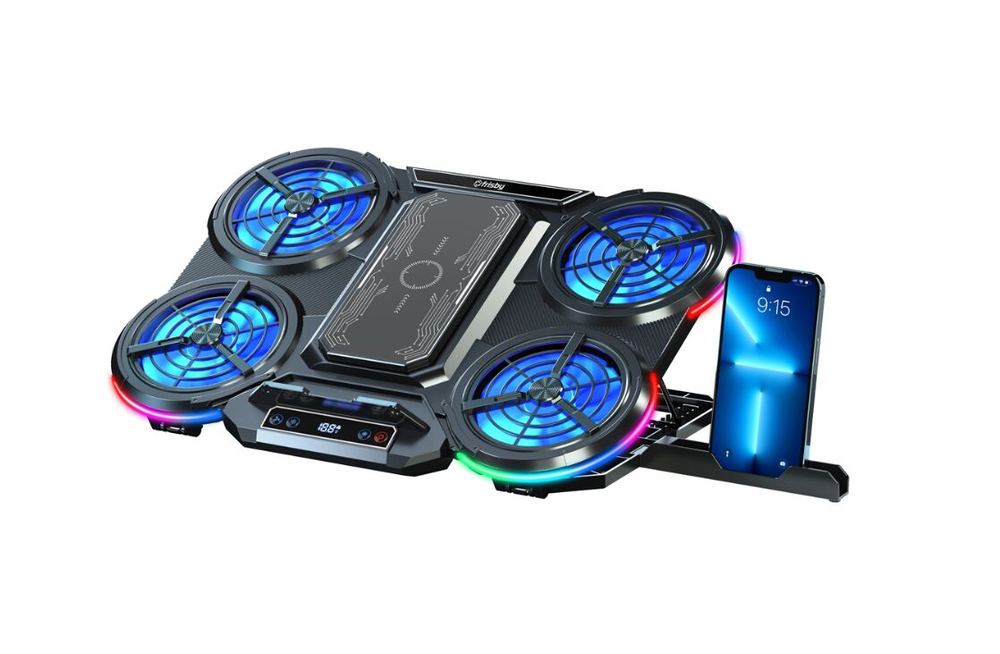 Frisby FNC-5270ST RGB Aydınlatmalı 5 Fanlı 10''-17.3'' Uyumlu Gaming Notebook Soğutucu Stand
