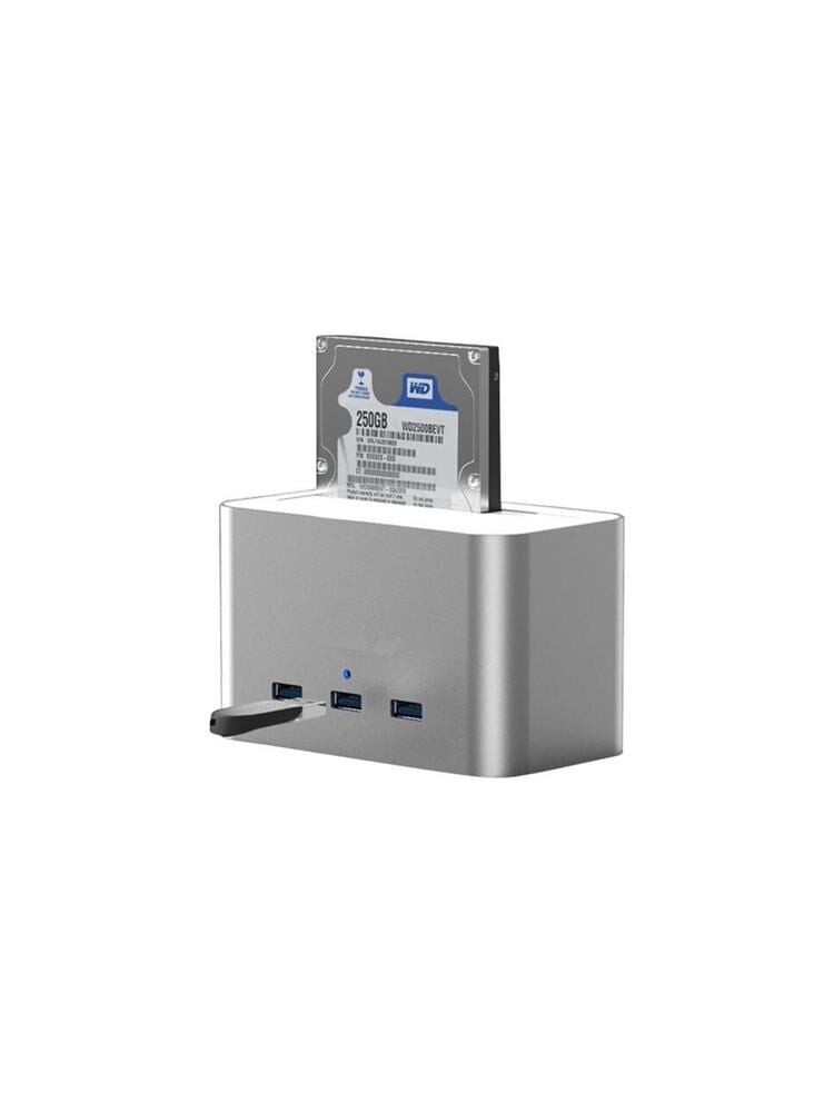 Codegen CDG-DOC-303 Alüminyum USB 3.0 2.5'' & 3.5'' SATA III Docking Station ve 3 Port USB Hub
