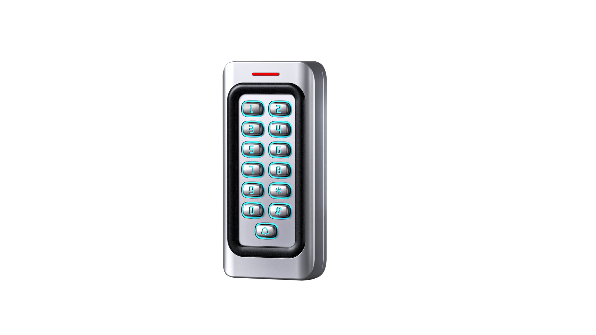 SARKEY SR-222 EM-W Metal Kasa, Dış Ortam (IP68), Stand-Alone, Şifreli, 12V DC Pr