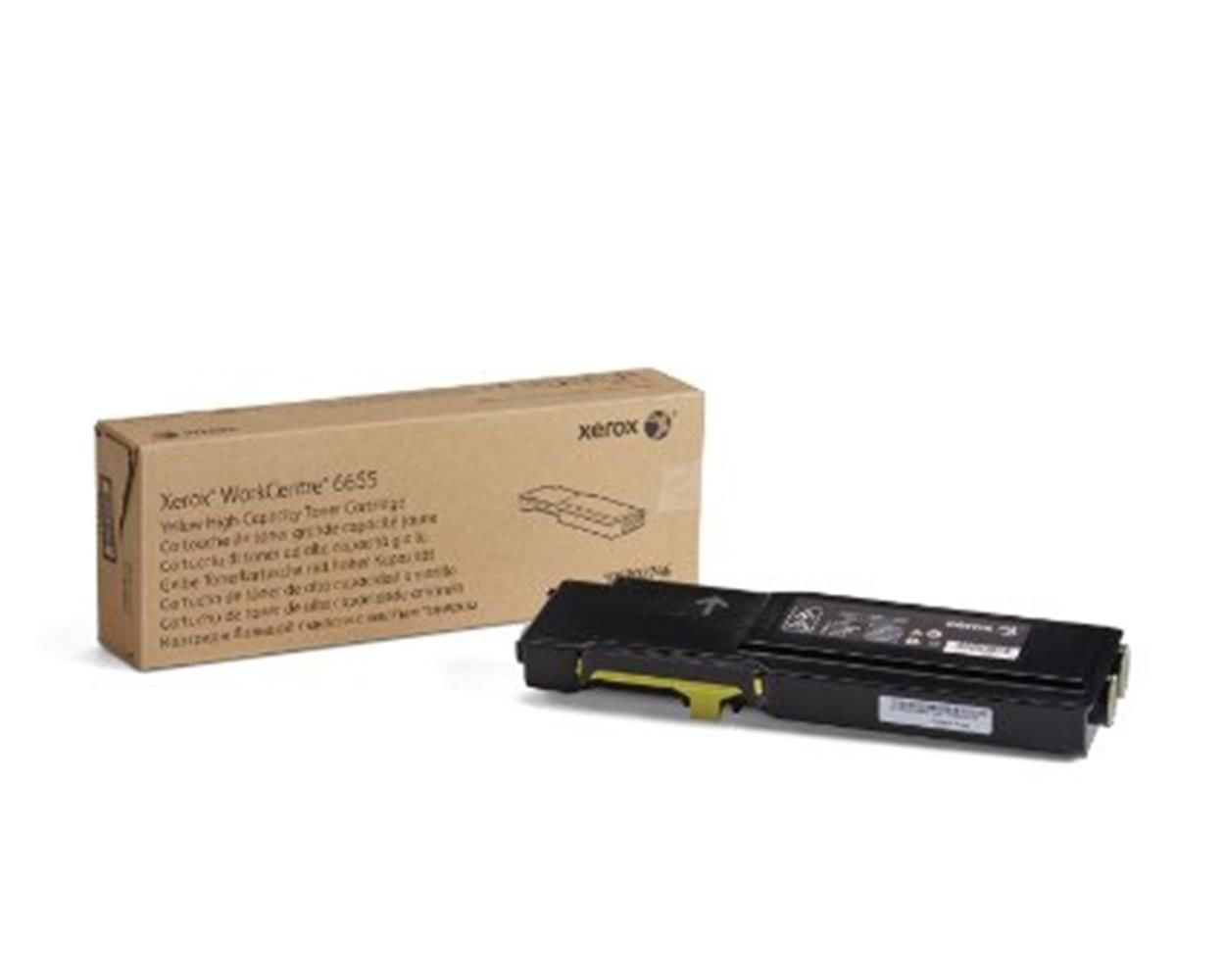 Xerox WorkCentre 6655 Yellow (Sarı) Yüksek Kapasiteli Lazer Toner Kartuşu (7.500 Sayfa)