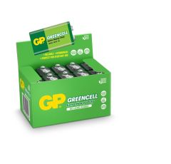 GP Greencel 1604G 9V 6F22 Karbon Çinko (Zinc Carbon) Pil 10'lu Paket