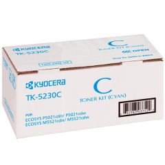 Kyocera TK-5230C Cyan (Mavi) Orijinal Toner - ECOSYS M5521 / P5021 Serisi Uyumlu