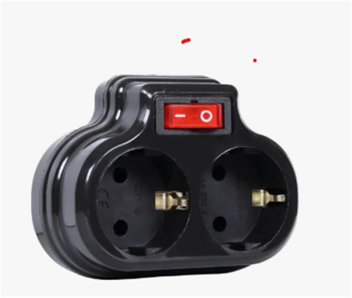 Mutlusan Topraklı 2lİ Anahtarlı Topraklı Fiş, SiyaH Priz  001 170 0330 07 0011