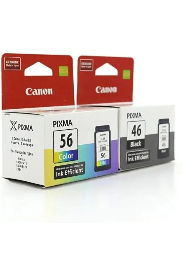 Canon PG-46 / CL-56 2'li Mürekkep Kartuş + Kağıt Hediye